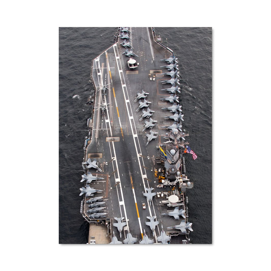 Poster Flotte de l'Uss Gerald R. Ford