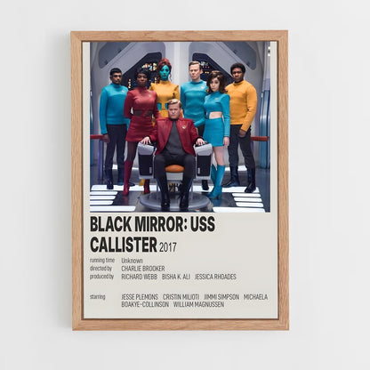ap-uss callister-3 cadre Bois clair