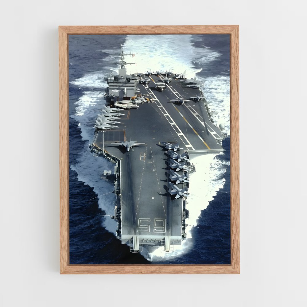 ap-uss enterprise-1 cadre Bois clair
