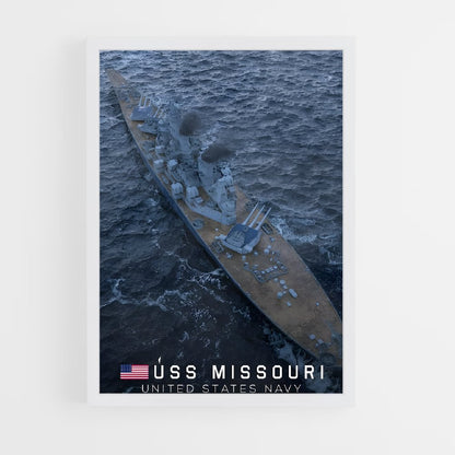 ap-uss missouri-2 cadre Blanc