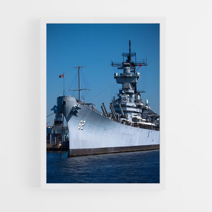 ap-uss new jersey-1 cadre Blanc