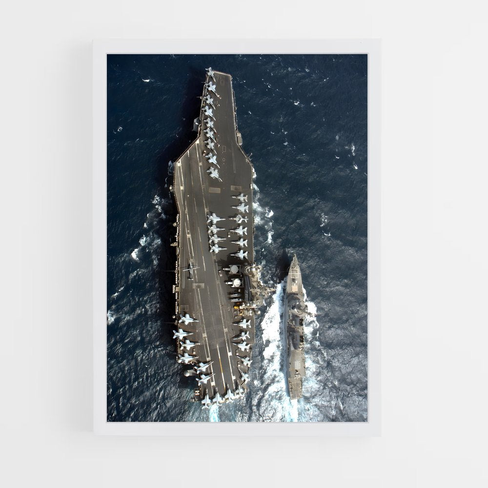 ap-uss ronald reagan-1 cadre Blanc
