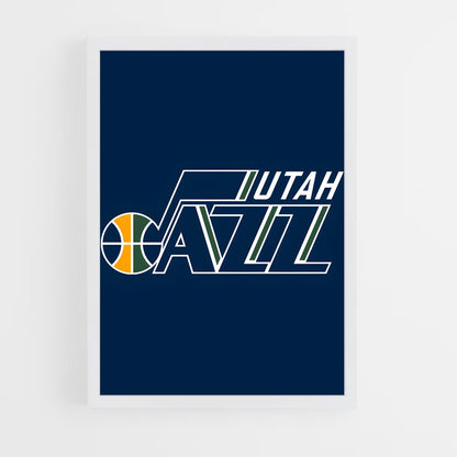 ap-utah jazz-9 cadre Blanc