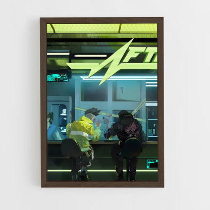 ap-v cyberpunk-2 cadre Bois foncé