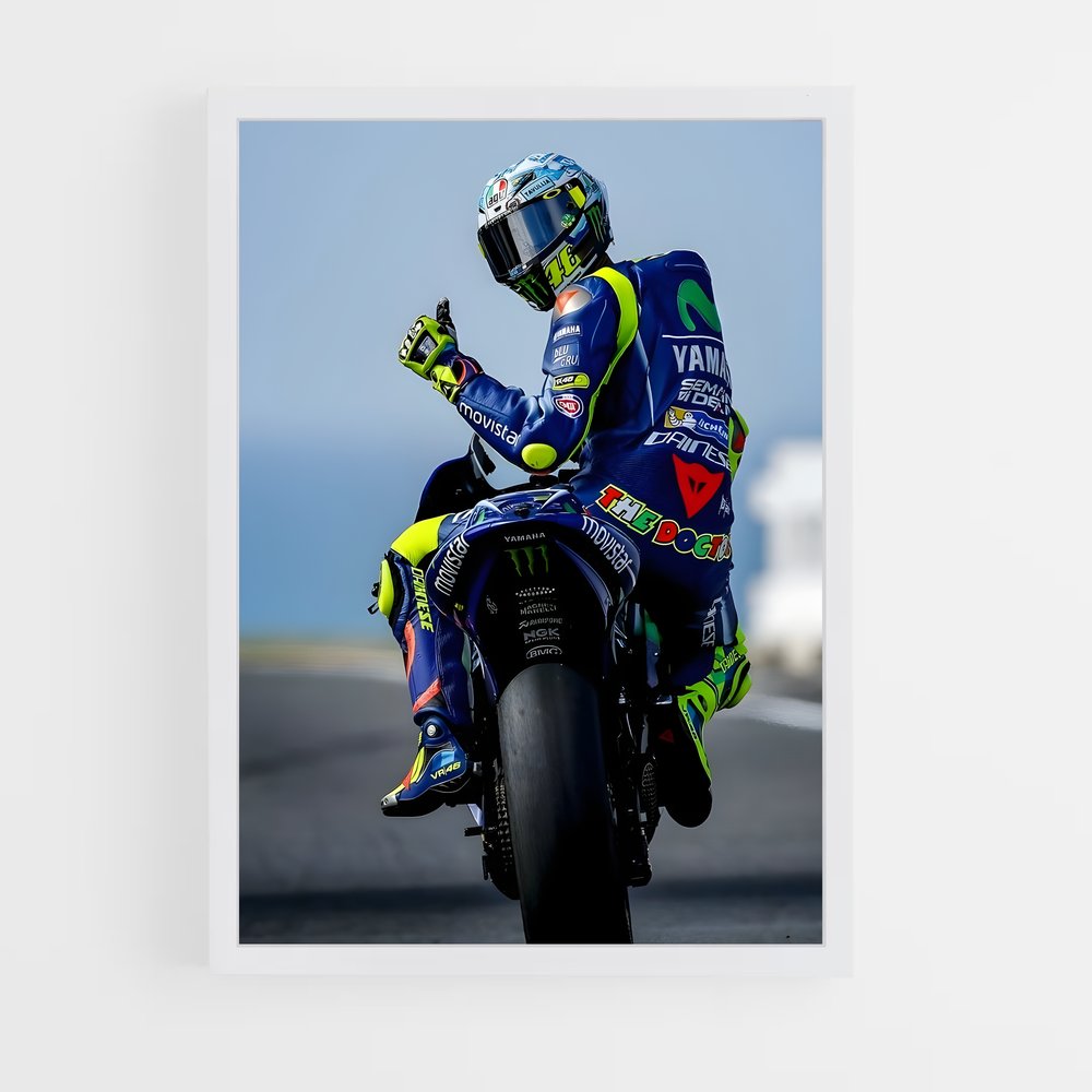 ap-valentino rossi-1 cadre Blanc