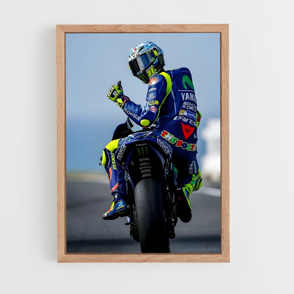 ap-valentino rossi-1 cadre Bois clair