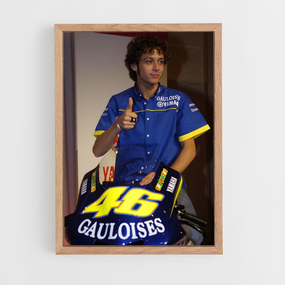 ap-valentino rossi-4 cadre Bois clair