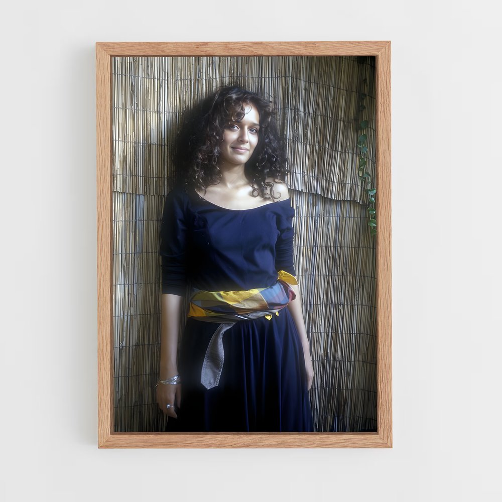ap-valeria golino-5 cadre Bois clair