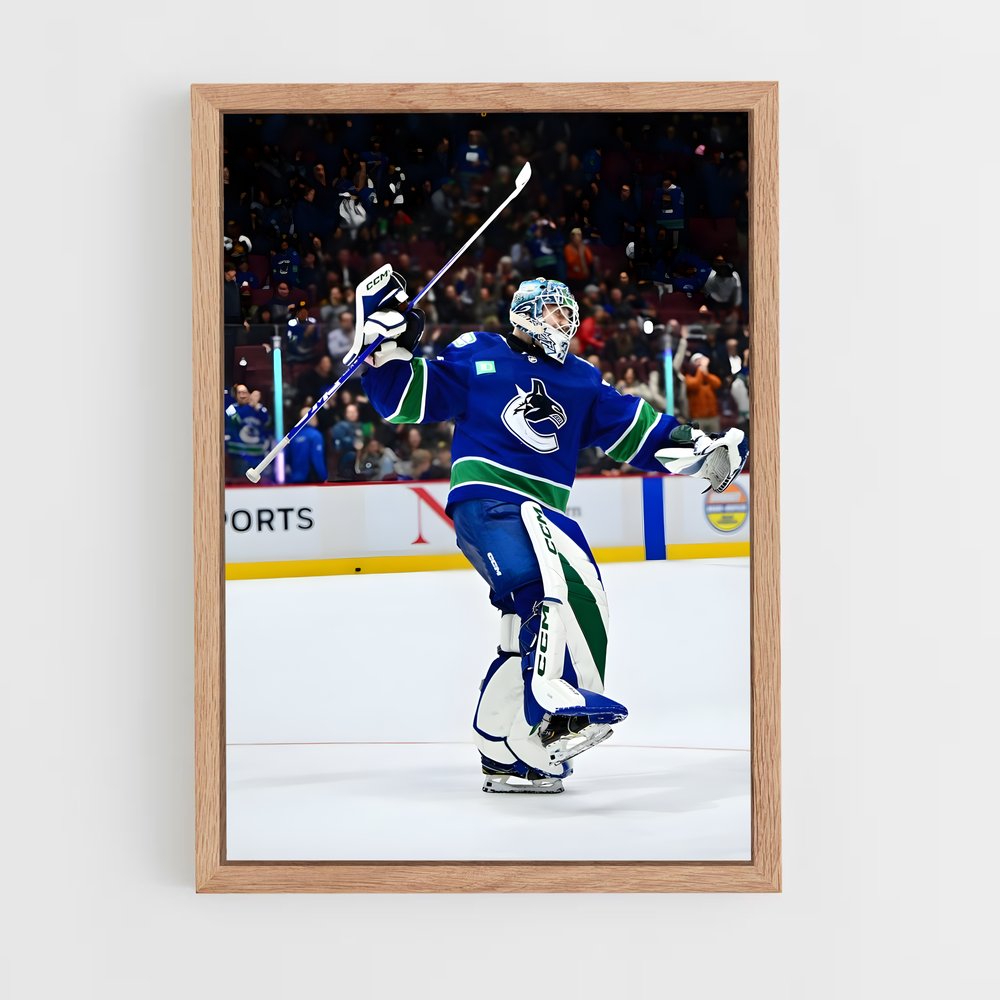 ap-vancouver canucks-4 cadre Bois clair