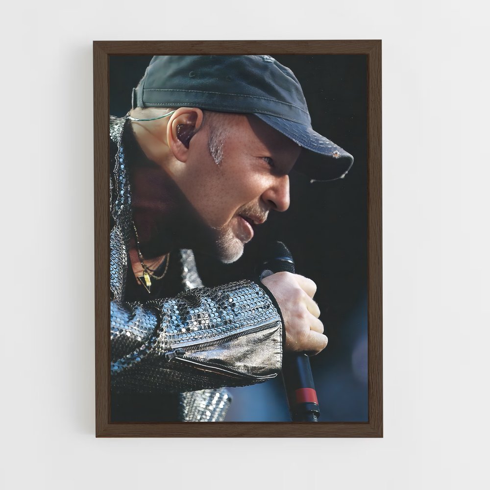 ap-vasco rossi-2 cadre Bois foncé