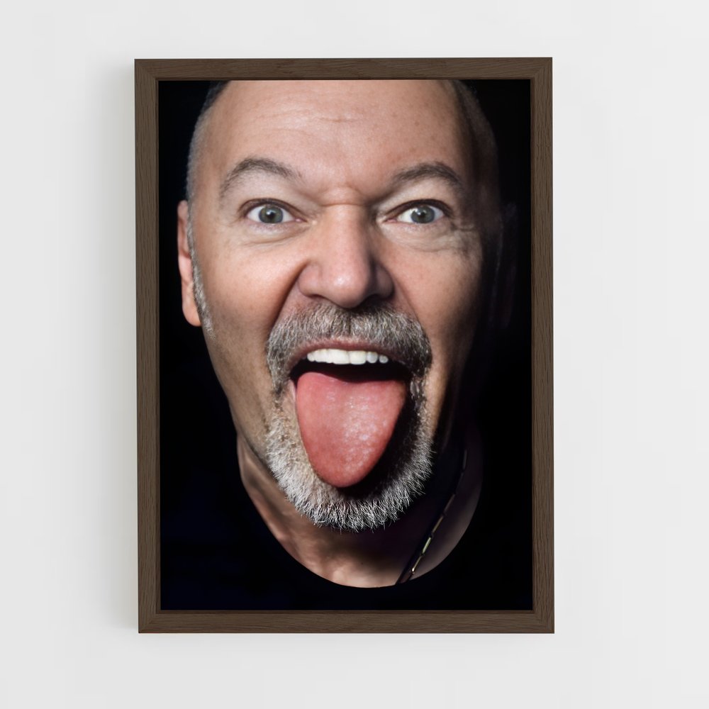 ap-vasco rossi-3 cadre Bois foncé