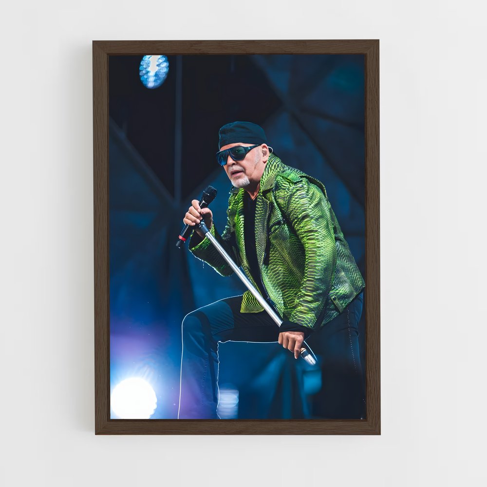ap-vasco rossi-8 cadre Bois foncé