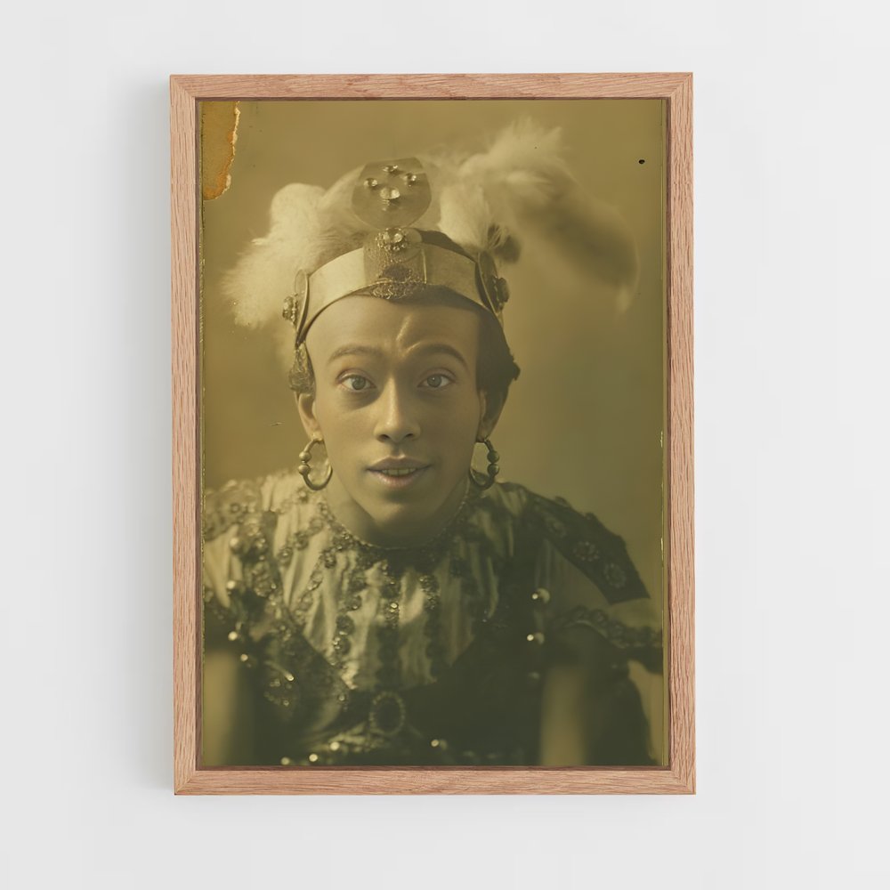 ap-vaslav nijinsky-7 cadre Bois clair