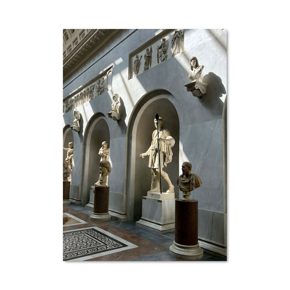 Poster Horloge des Statues