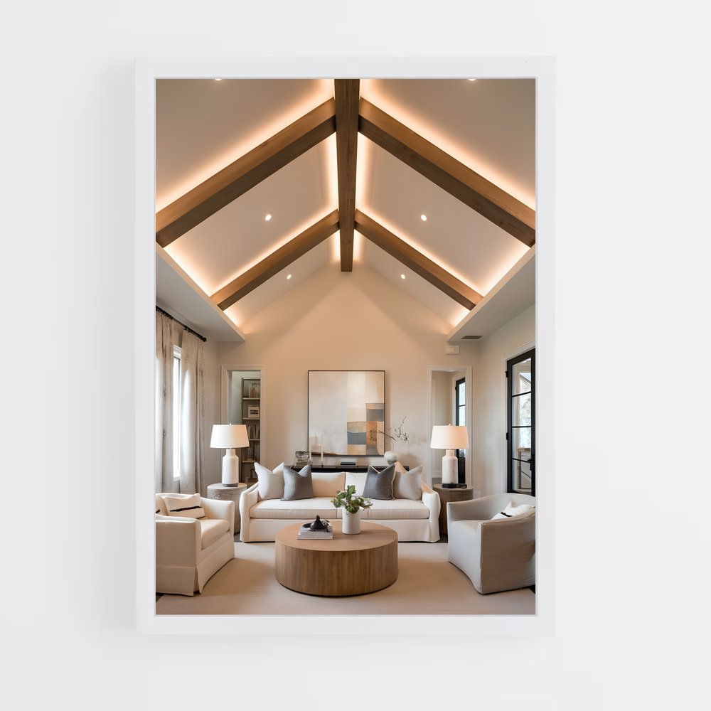 ap-vaulted ceilings-10 cadre Blanc