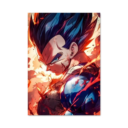 Poster Flamme Azur