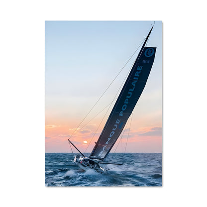 Poster Naviguer au Crépuscule