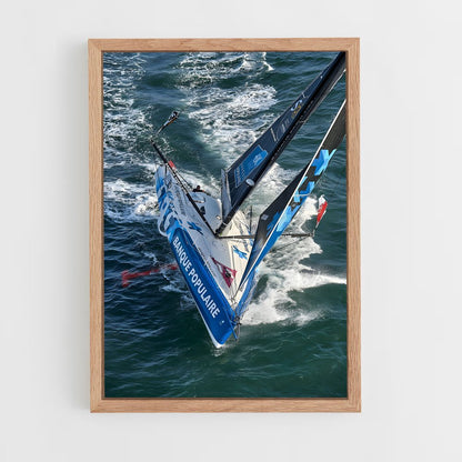 ap-vendee globe sailing-1 cadre Bois clair