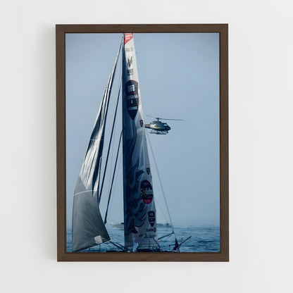 ap-vendee globe sailing-4 cadre Bois foncé