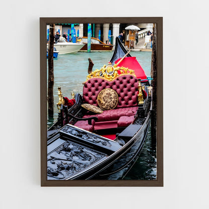 ap-venetian gondola-15 cadre Bois foncé
