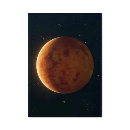 Poster Lune Écarlate