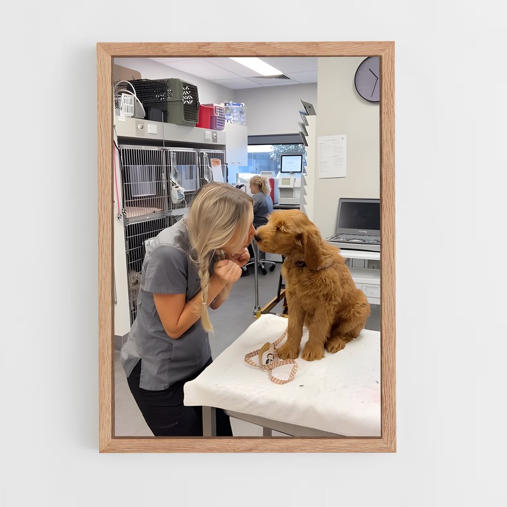 ap-veterinarian-2 cadre Bois clair