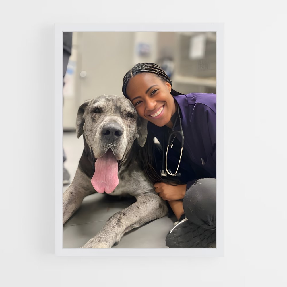 ap-veterinarian-3 cadre Blanc