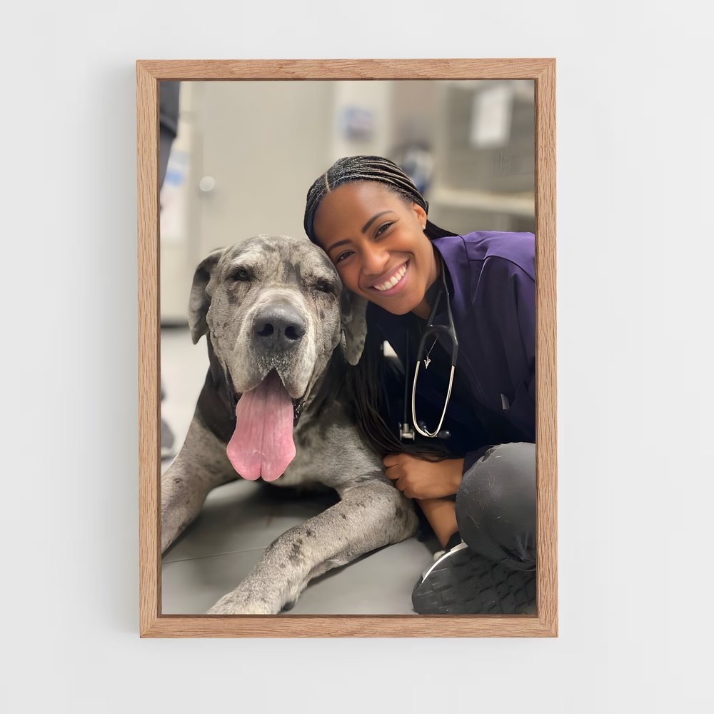 ap-veterinarian-3 cadre Bois clair
