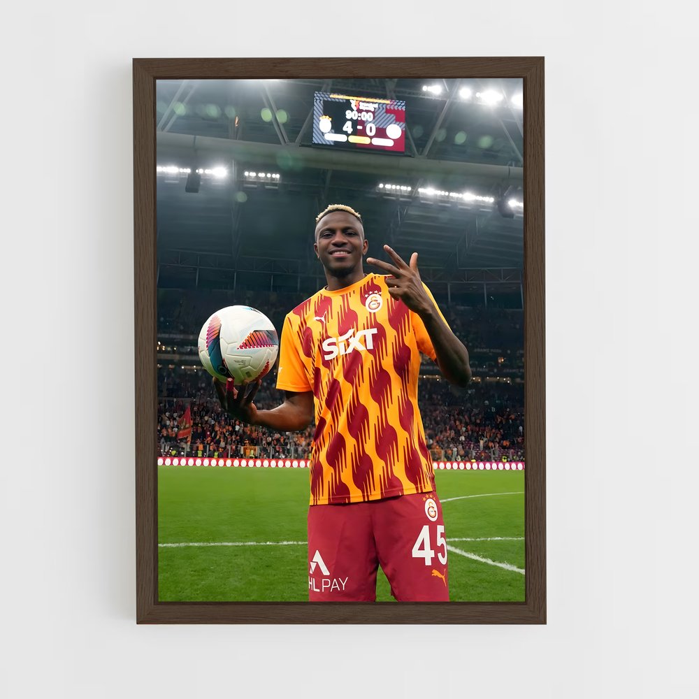 ap-victor osimhen-6 cadre Bois foncé