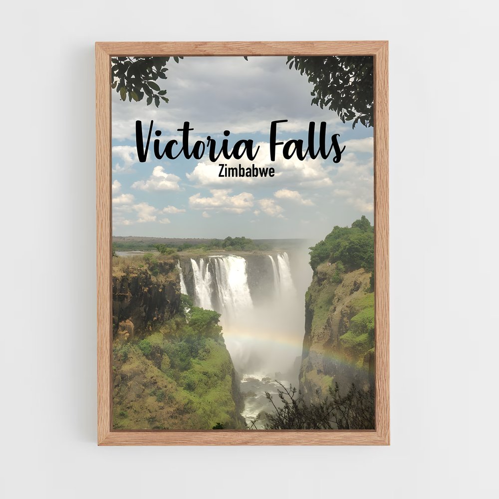 ap-victoria falls zimbabwe-4 cadre Bois clair