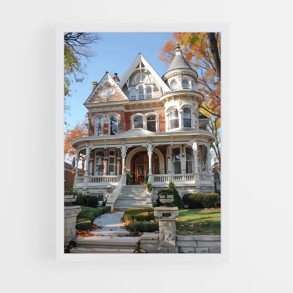 ap-victorian architecture-10 cadre Blanc