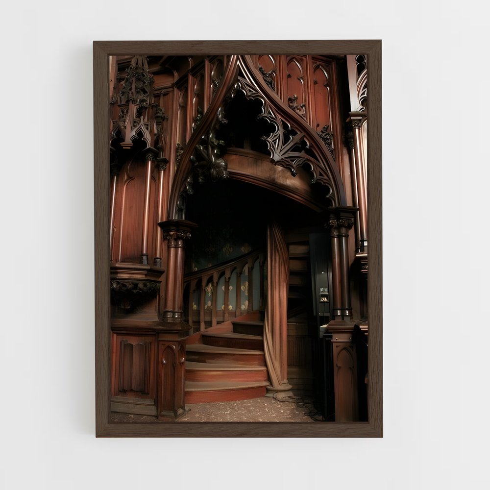 ap-victorian architecture-7 cadre Bois foncé