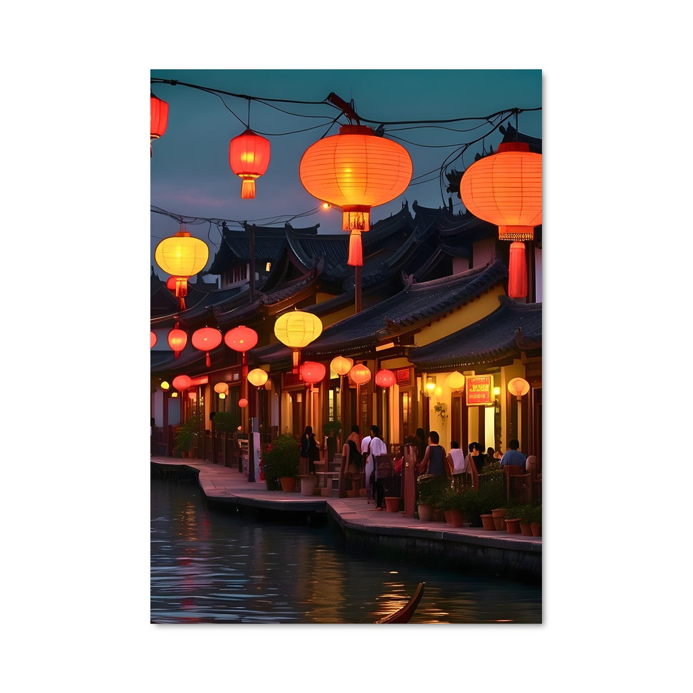 Poster Lanternes du Vietnam