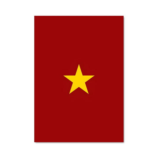 Poster Drapeau du Vietnam