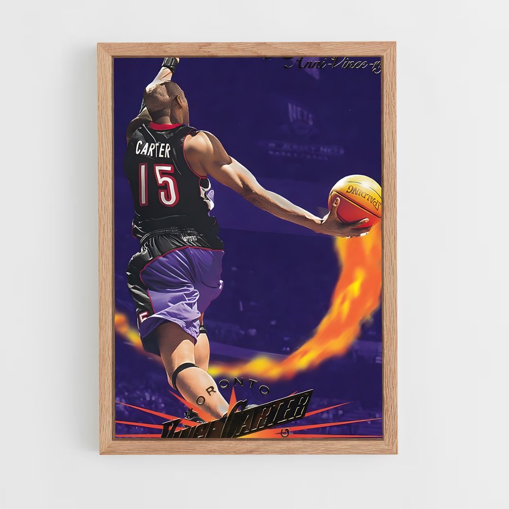 ap-vince carter-10 cadre Bois clair