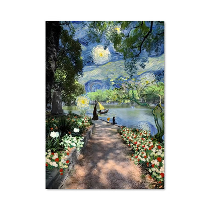 Poster La Femme au Banc
