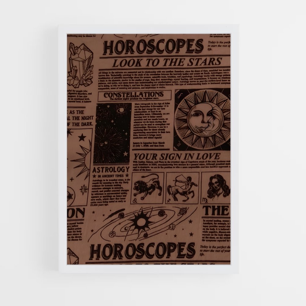 ap-vintage astronomy-5 cadre Blanc