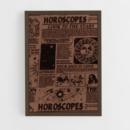 ap-vintage astronomy-5 cadre Bois foncé