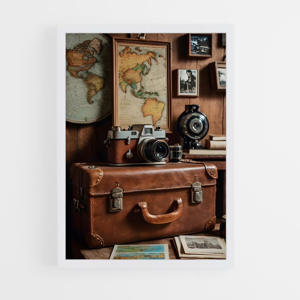 ap-vintage travel-5 cadre Blanc