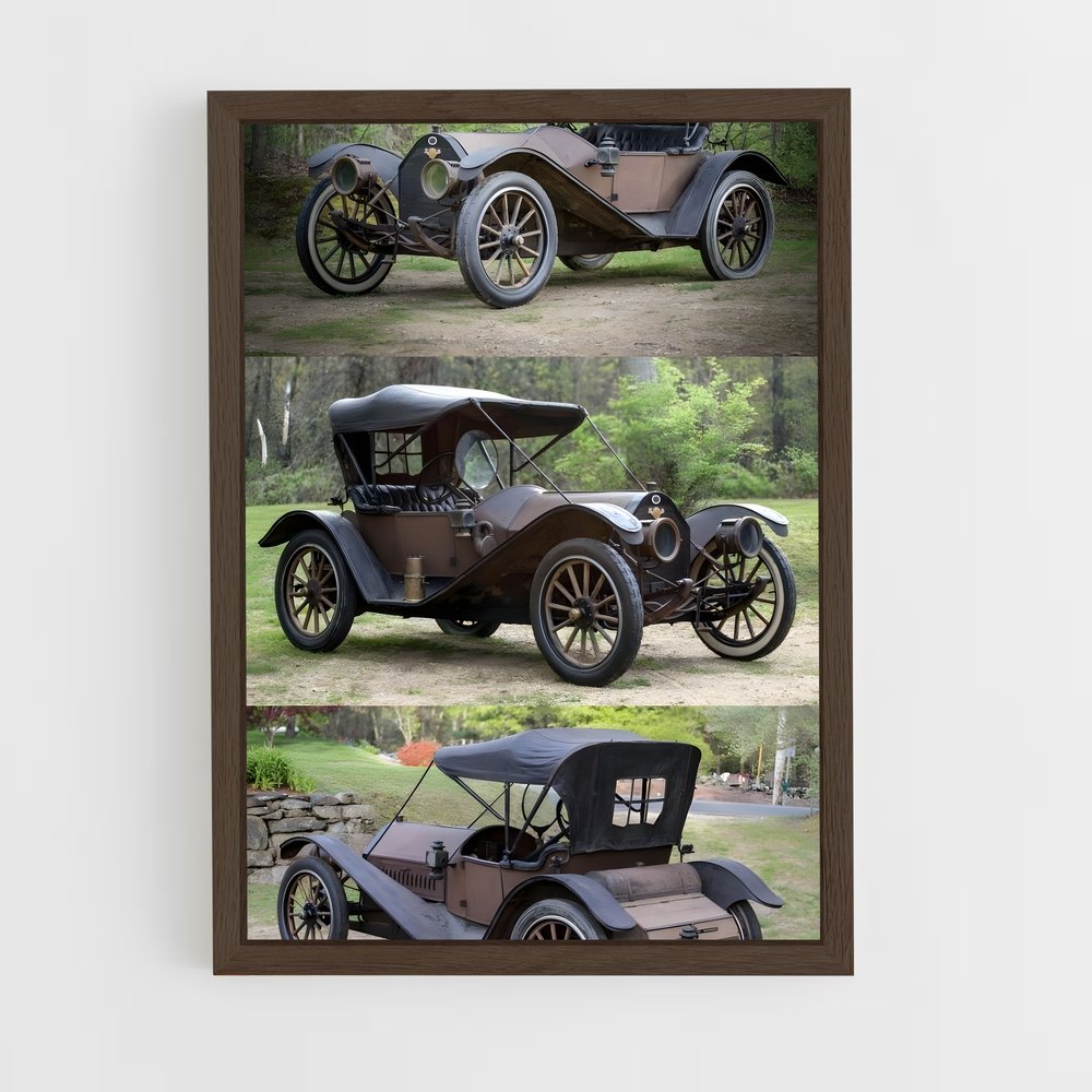 ap-vintage vehicles-1 cadre Bois foncé