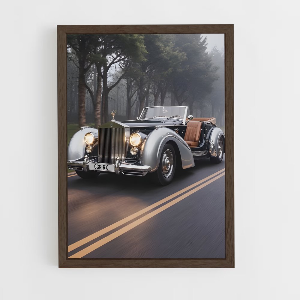 ap-vintage vehicles-4 cadre Bois foncé
