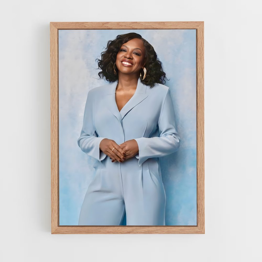 ap-viola davis-1 cadre Bois clair
