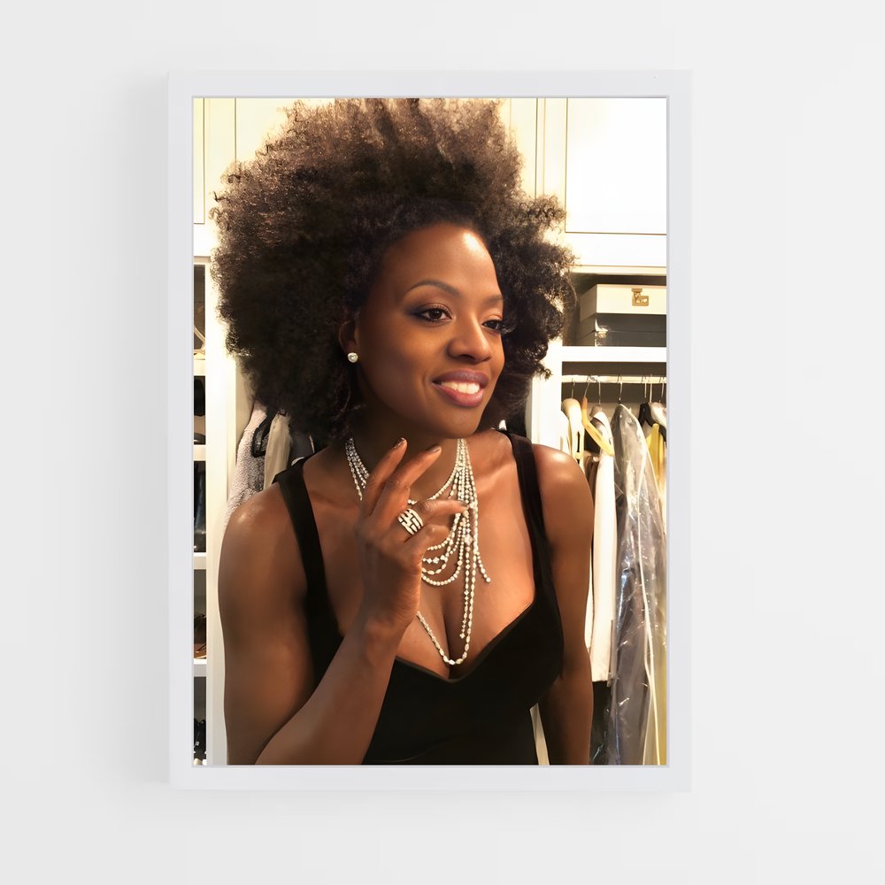 ap-viola davis-3 cadre Blanc
