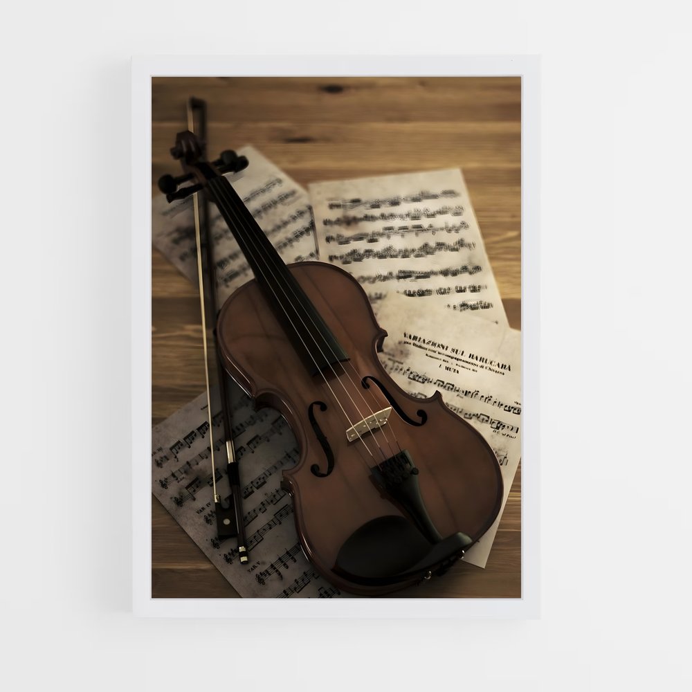 ap-violin-6 cadre Blanc