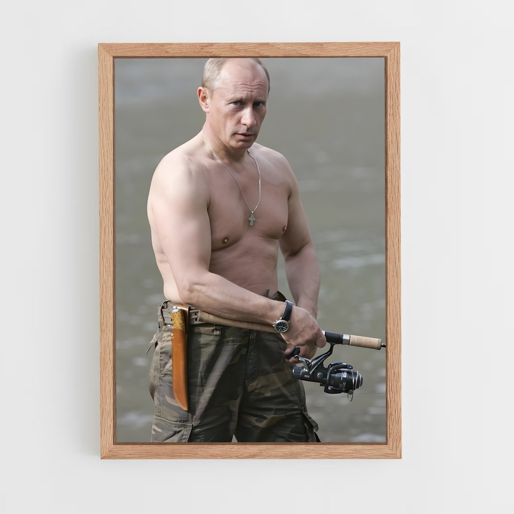 ap-vladimir putin-2 cadre Bois clair
