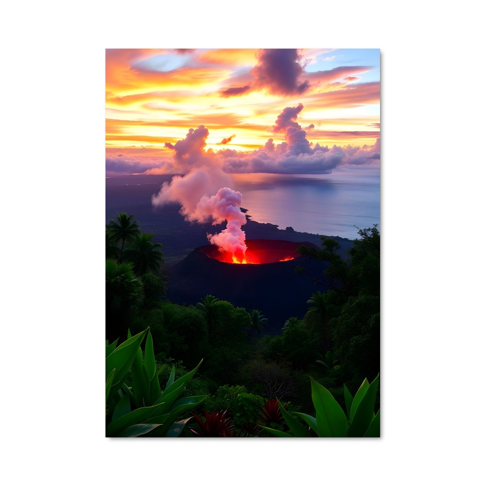 Poster L'Île Enflammée