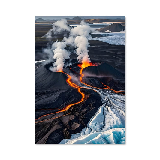 Poster Éruption de Magma