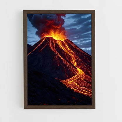 ap-volcanoes-1 cadre Bois foncé