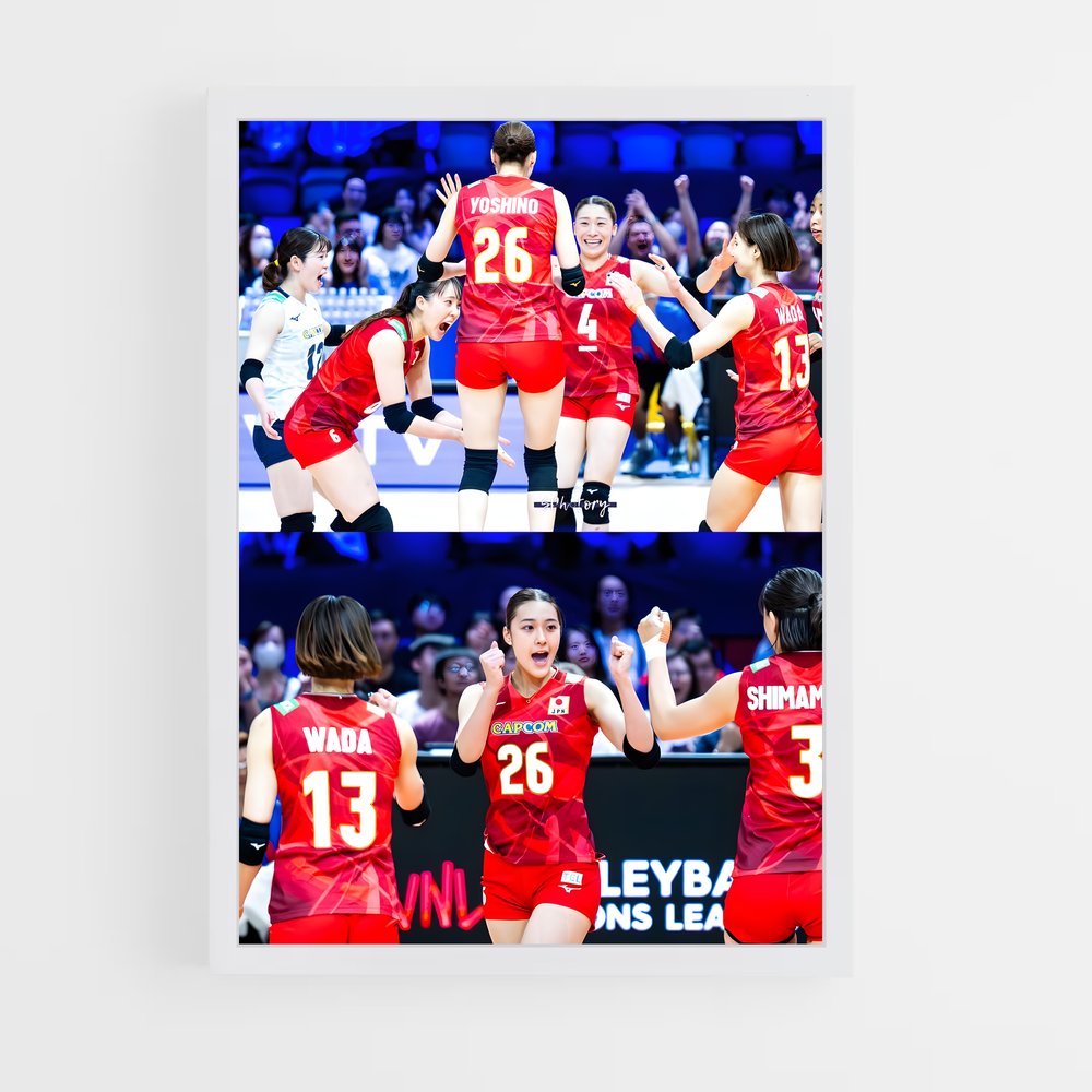 ap-volleyball nations league-6 cadre Blanc
