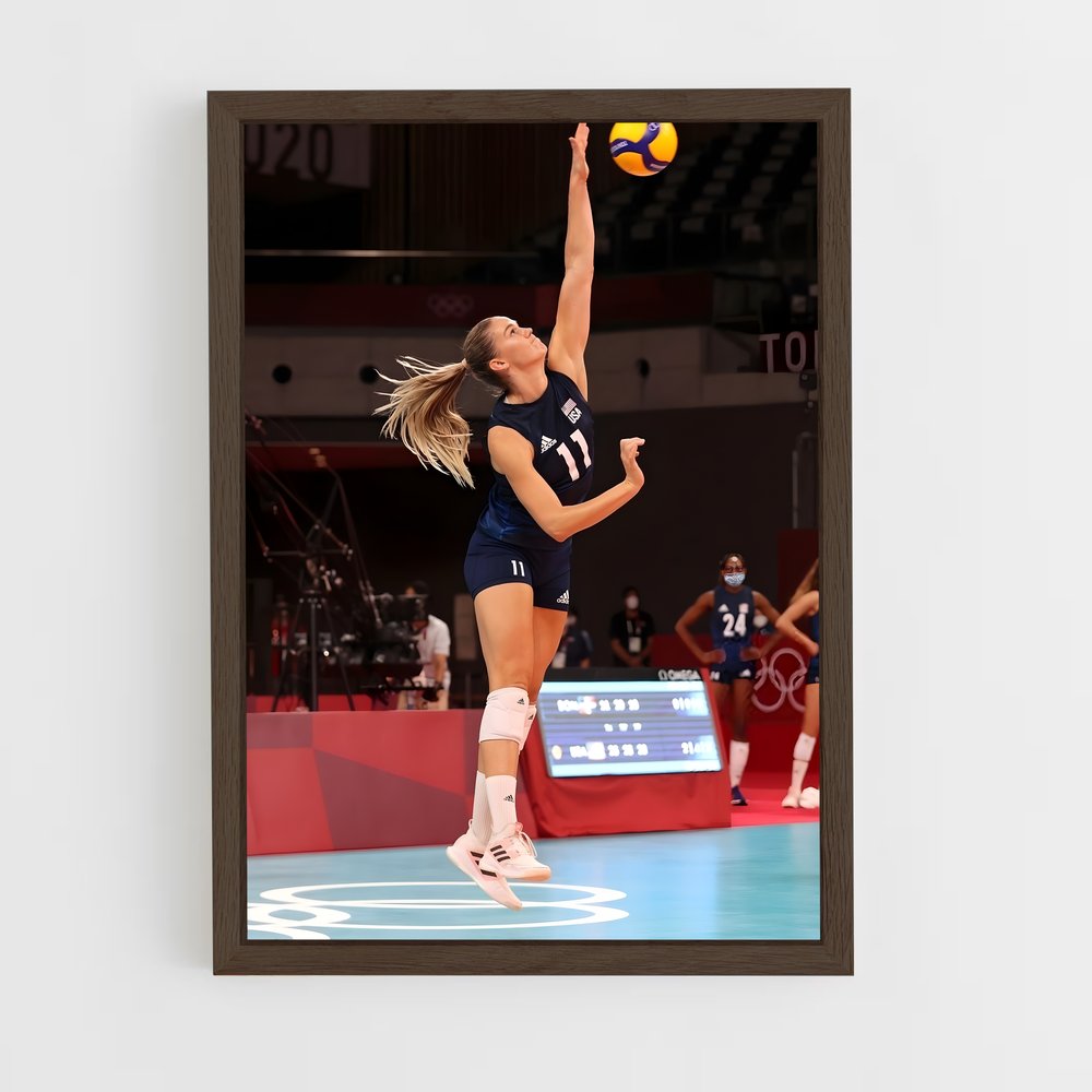 ap-volleyball world championships-4 cadre Bois foncé
